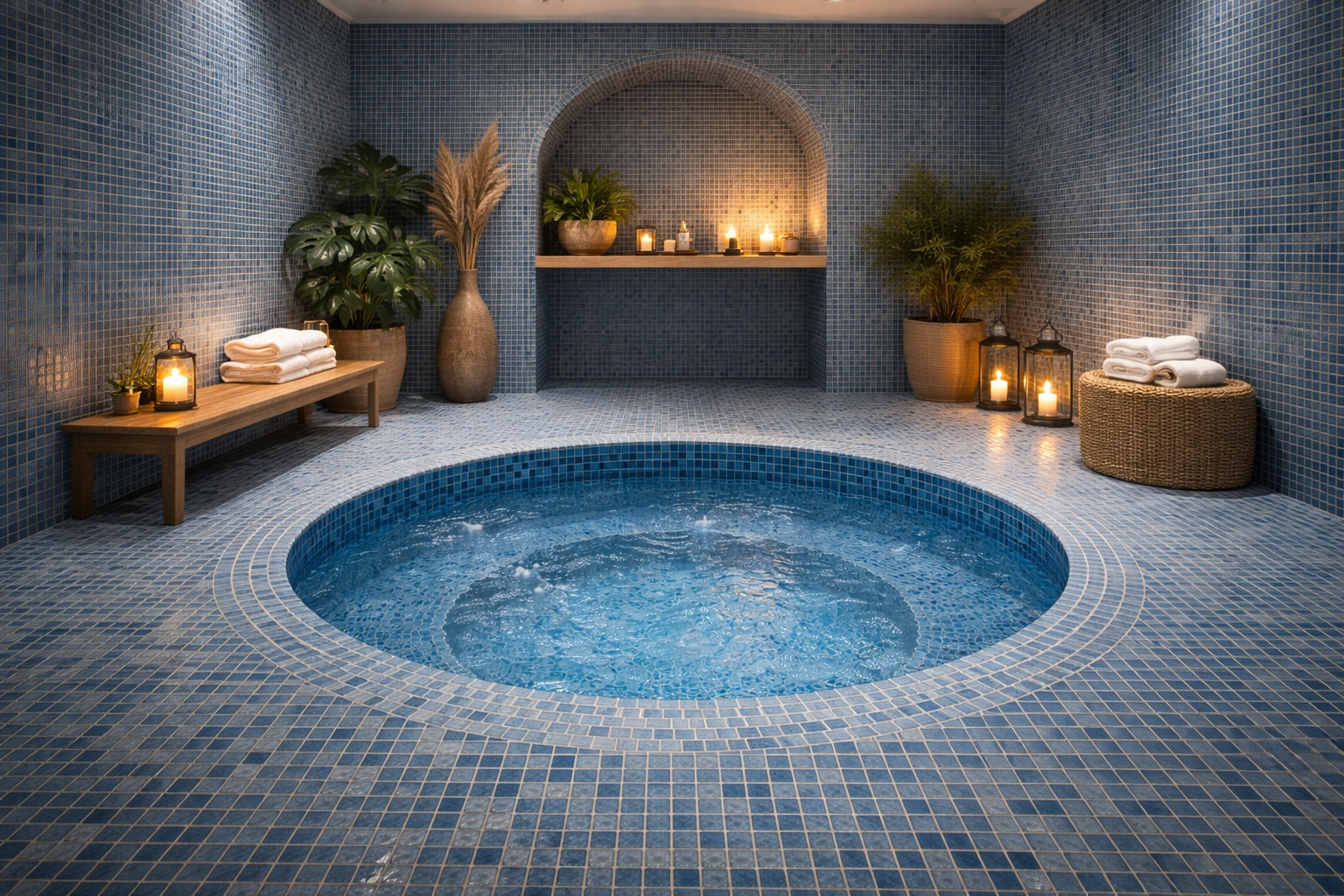 Spa Tiled 190 - Preti France